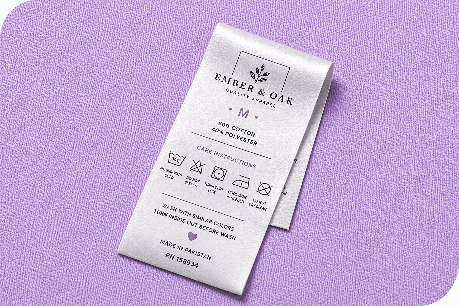 Custom Care Labels