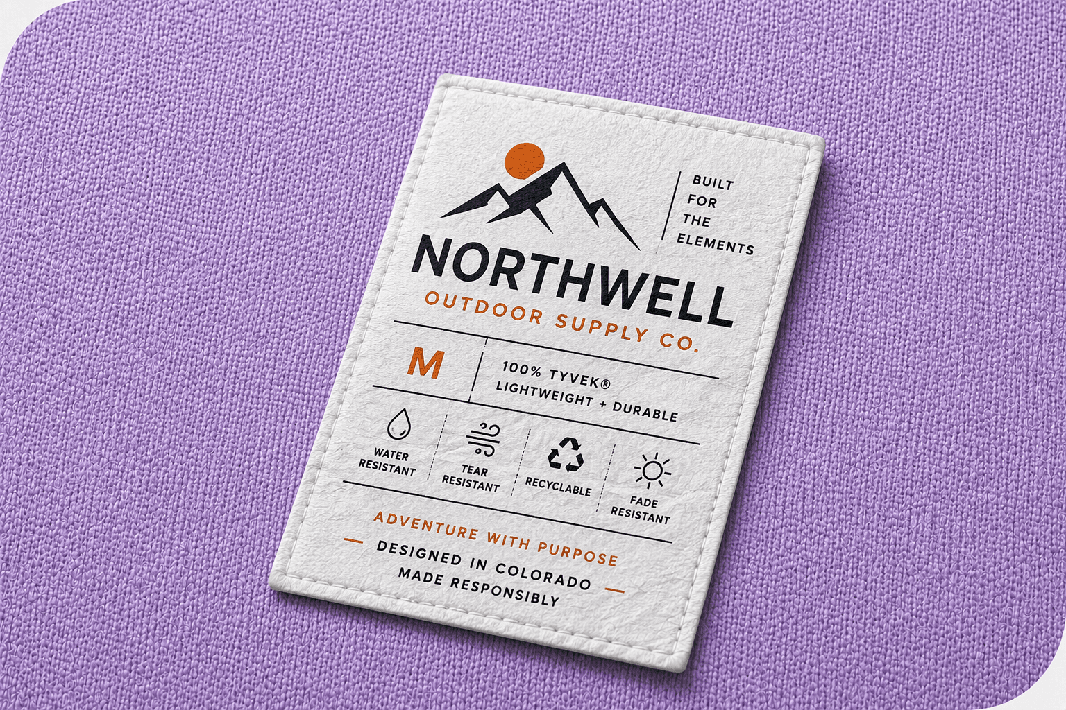 Custom Tyvek Labels